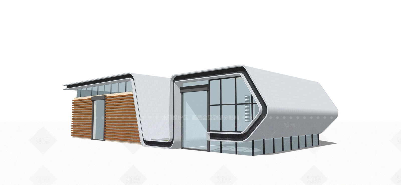 现代小公建SU模型下载【ID:1177254102】
