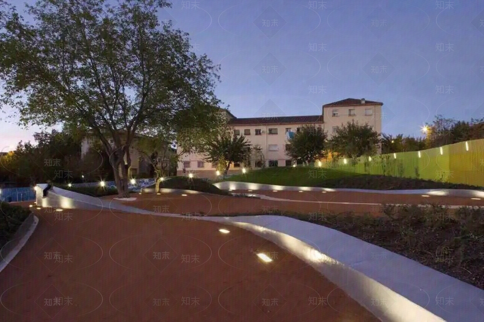 现代欧式小区外景贴图下载【ID:1177256878】