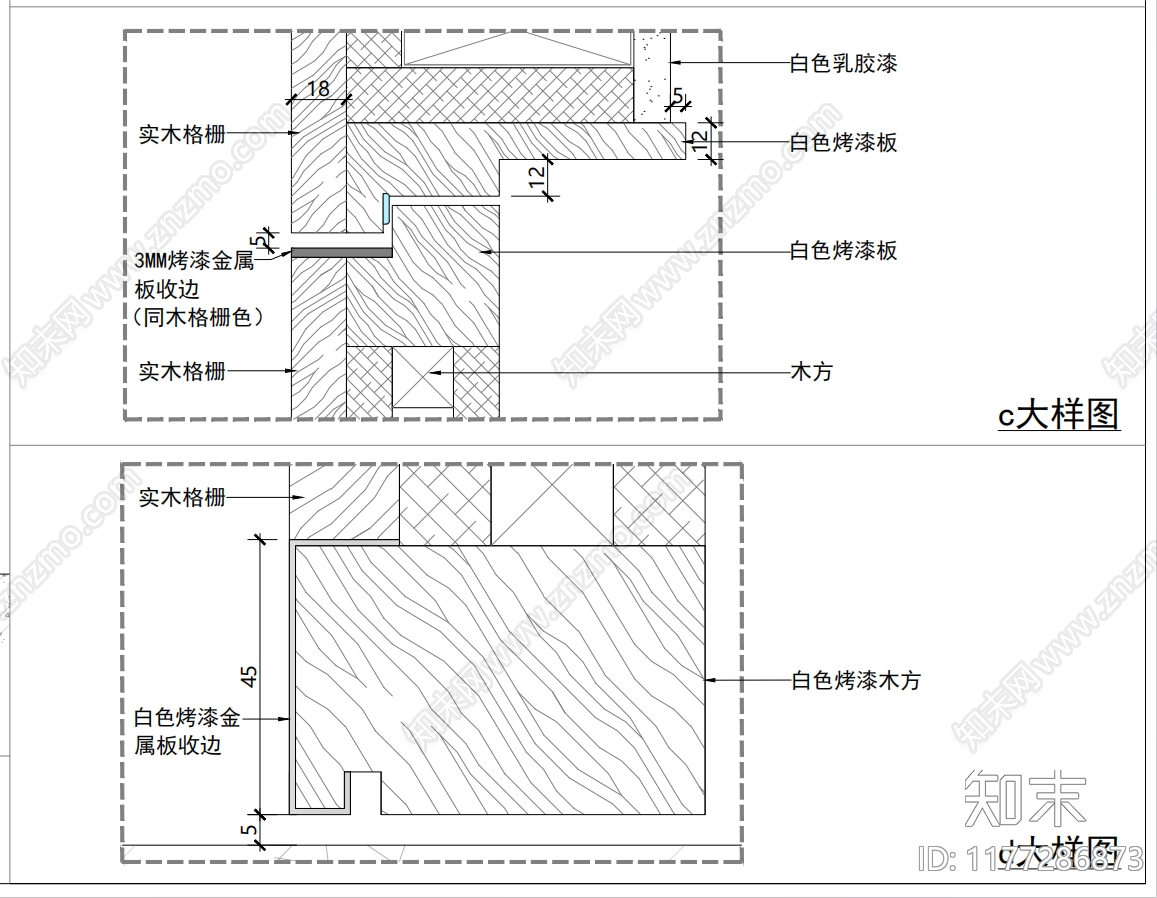 现代门节点cad施工图下载【ID:1177286873】