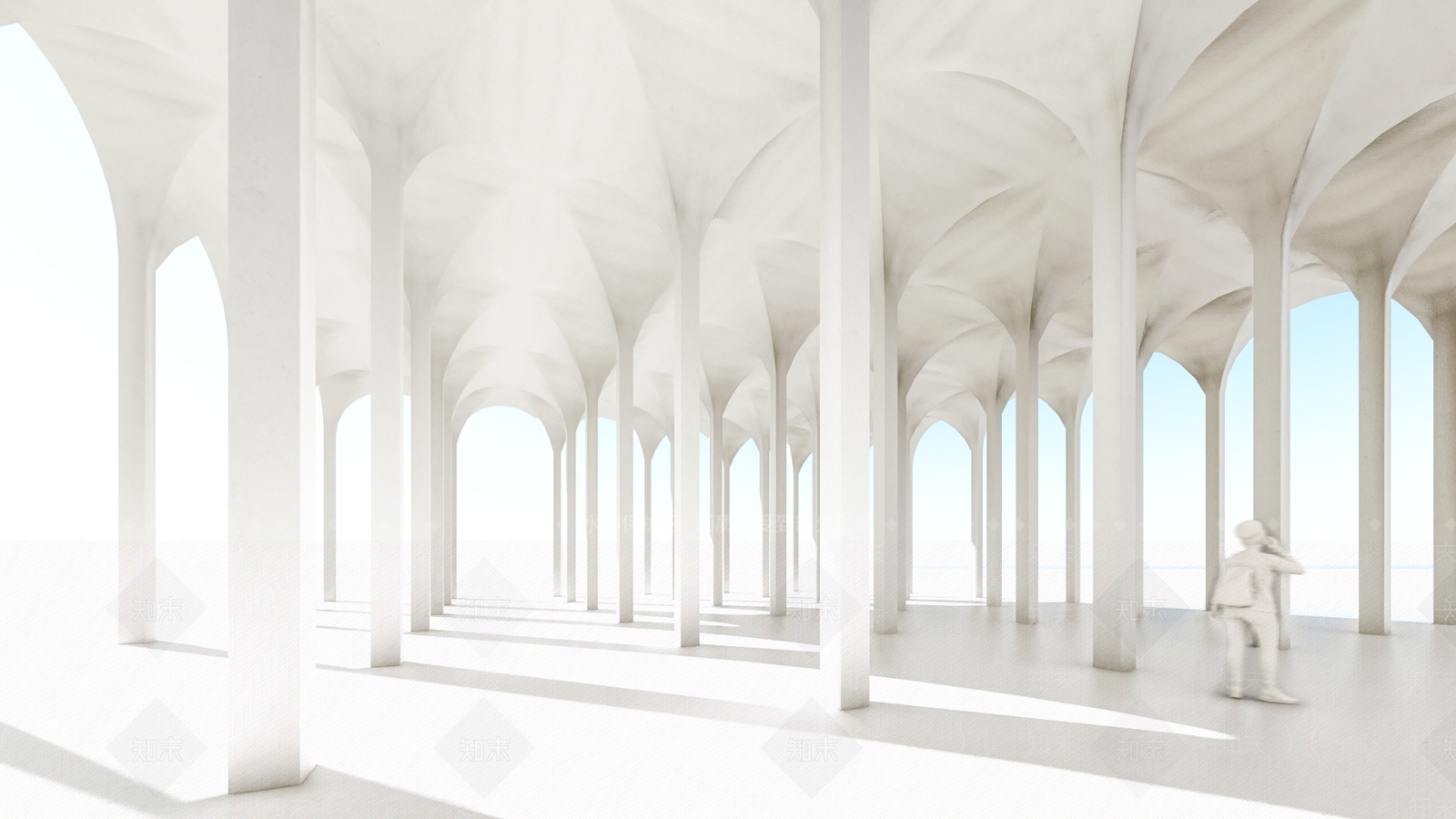 欧式北欧廊架SU模型下载【ID:1177289447】