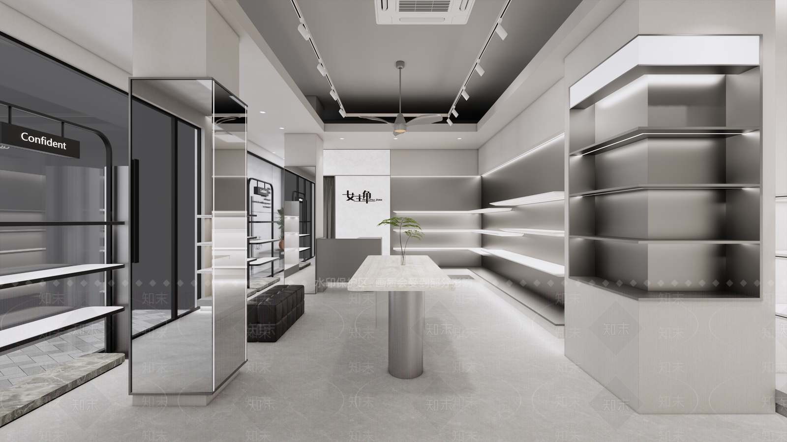 现代简约其他店铺SU模型下载【ID:1180455014】