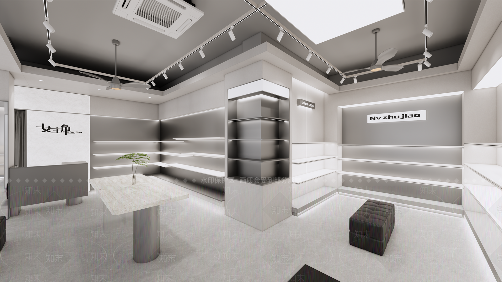 现代简约其他店铺SU模型下载【ID:1180455014】