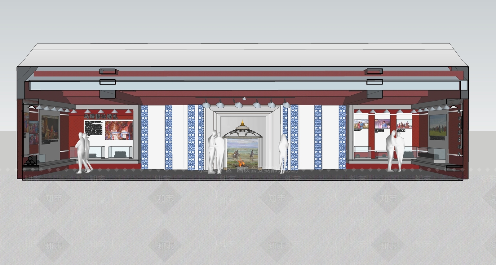 禅意其他文化空间SU模型下载【ID:1177293728】