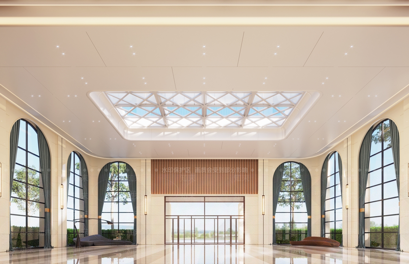 现代医院3D模型下载【ID:1177294519】