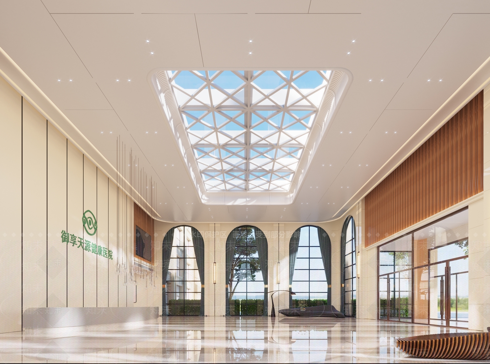 现代医院3D模型下载【ID:1177294519】