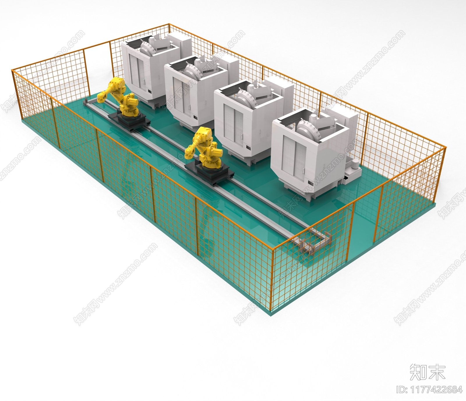 现代工业设备3D模型下载【ID:1177422684】