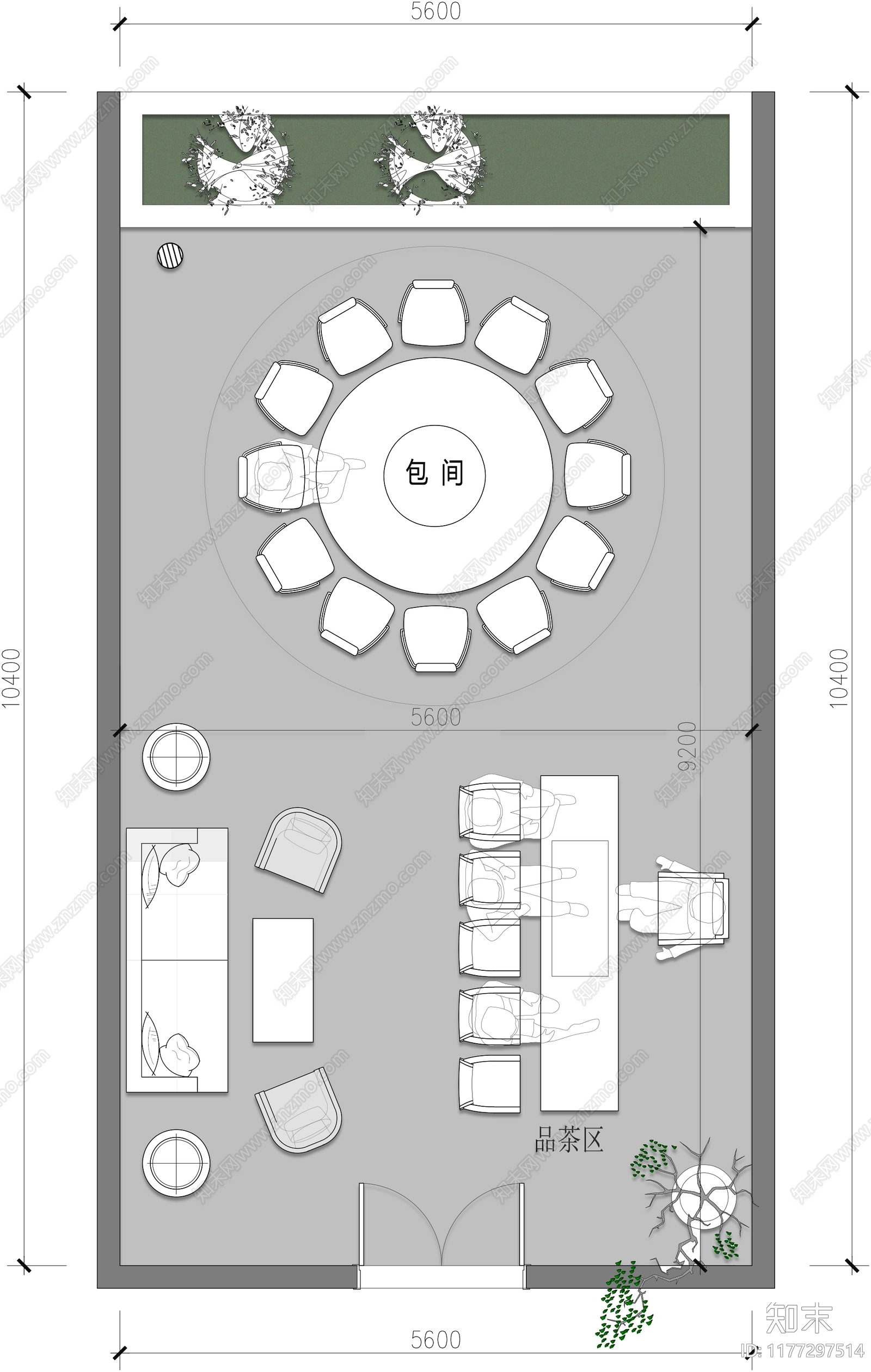 现代工装图库施工图下载【ID:1177297514】