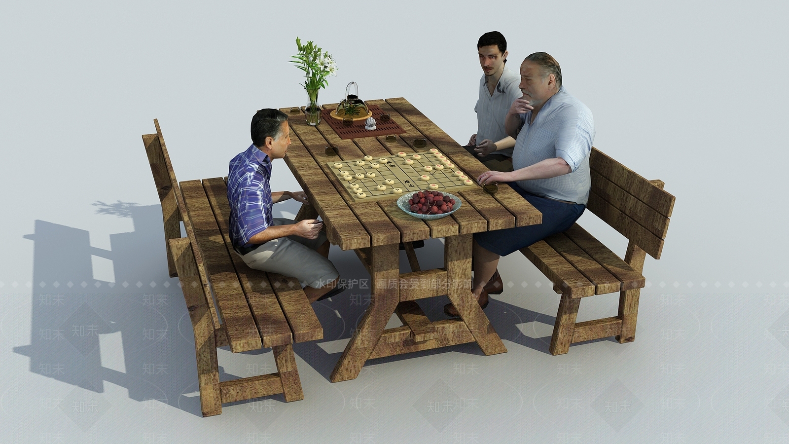 多人SU模型下载【ID:1177302257】