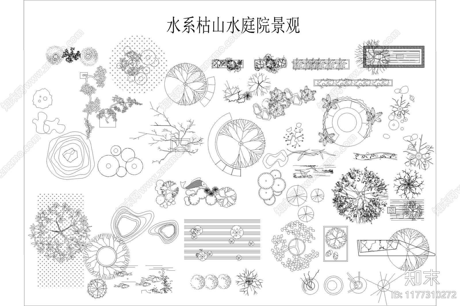 现代综合景观图库施工图下载【ID:1177310272】