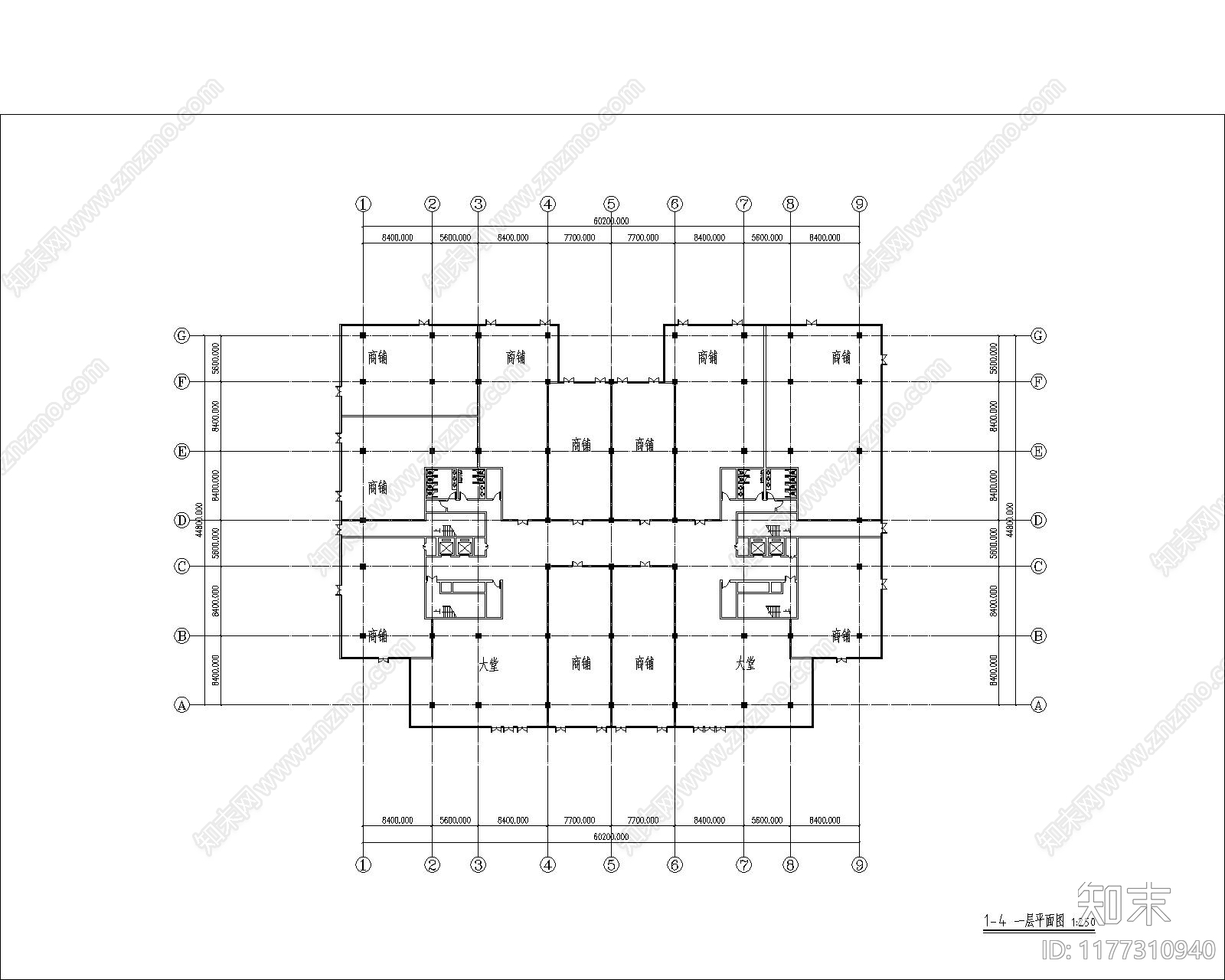 现代产业园建筑施工图下载【ID:1177310940】