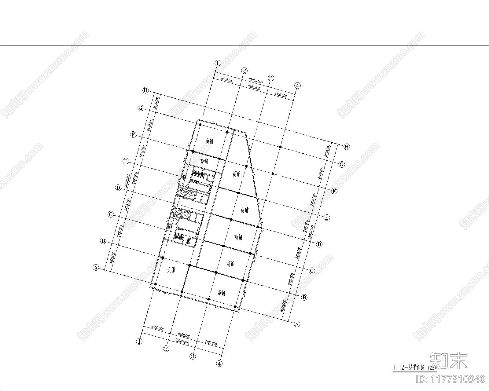 现代产业园建筑施工图下载【ID:1177310940】