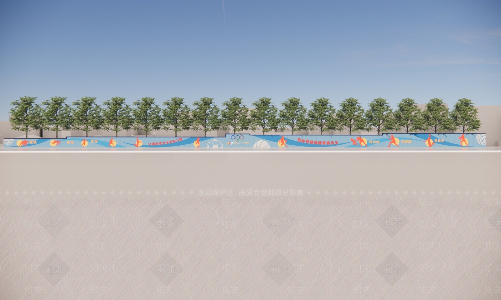 现代其他学校空间SU模型下载【ID:1177314337】