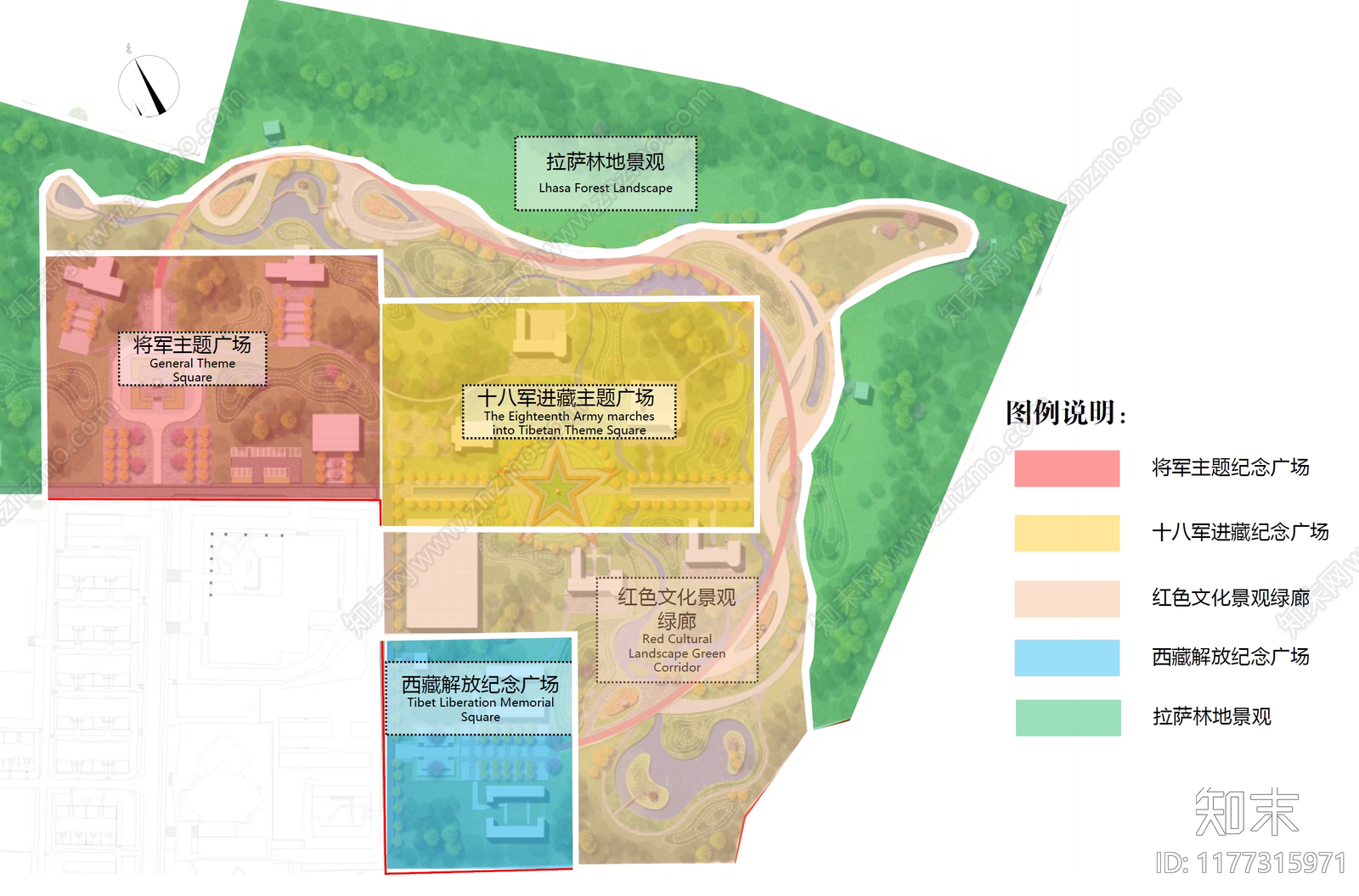 新中式现代旅游小镇景观下载【ID:1177315971】