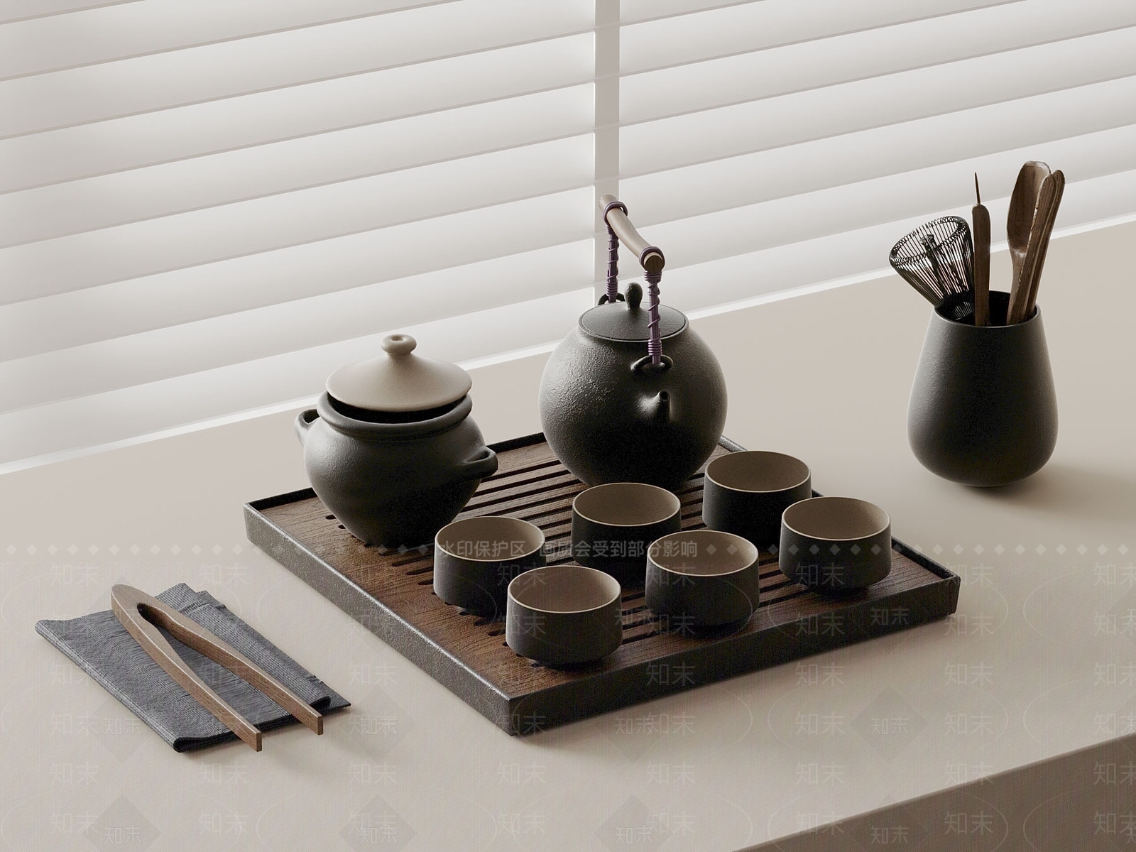 茶具SU模型下载【ID:1177315918】