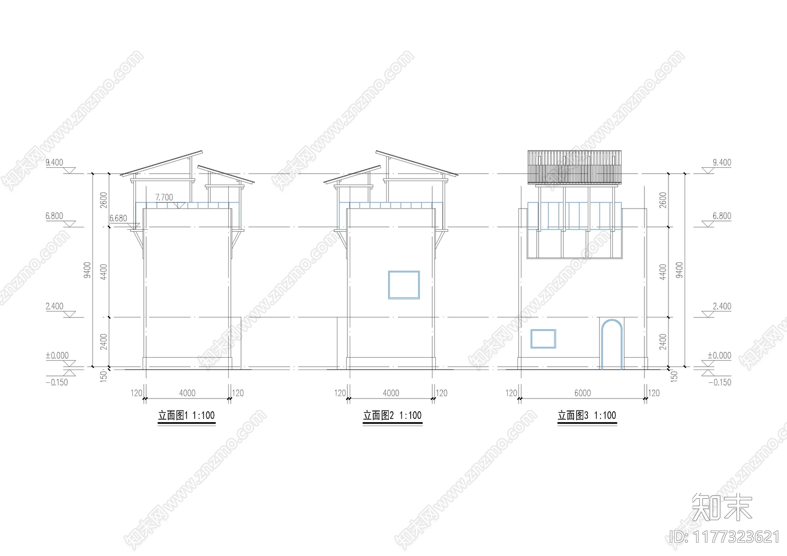 现代新中式其他文化建筑施工图下载【ID:1177323621】