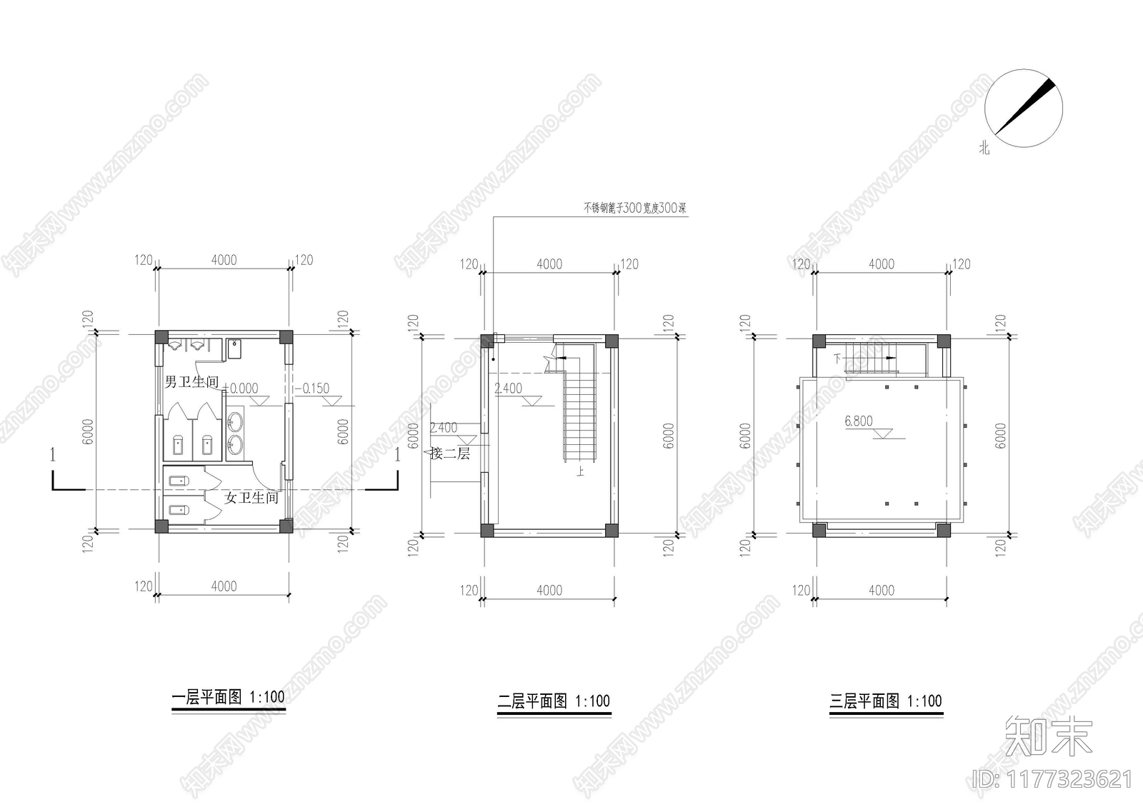 现代新中式其他文化建筑施工图下载【ID:1177323621】