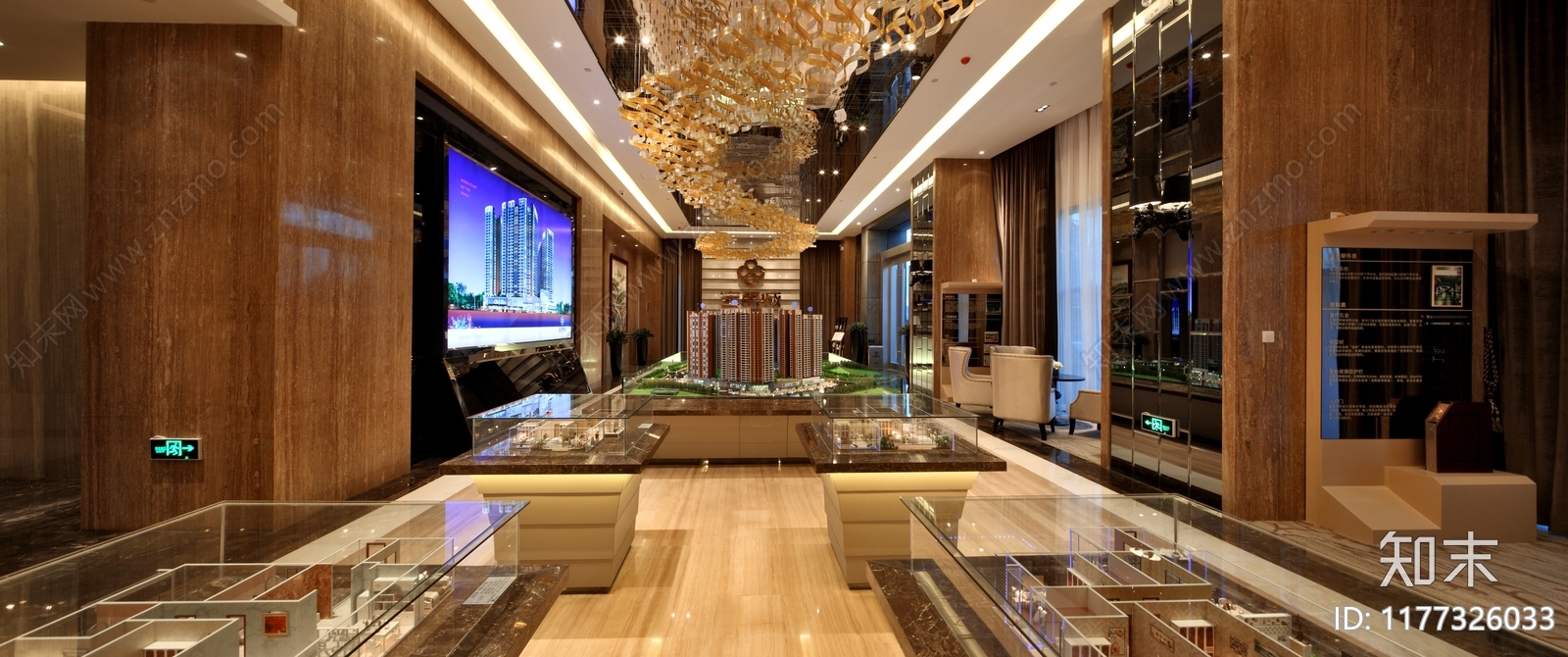 现代其他工装空间cad施工图下载【ID:1177326033】