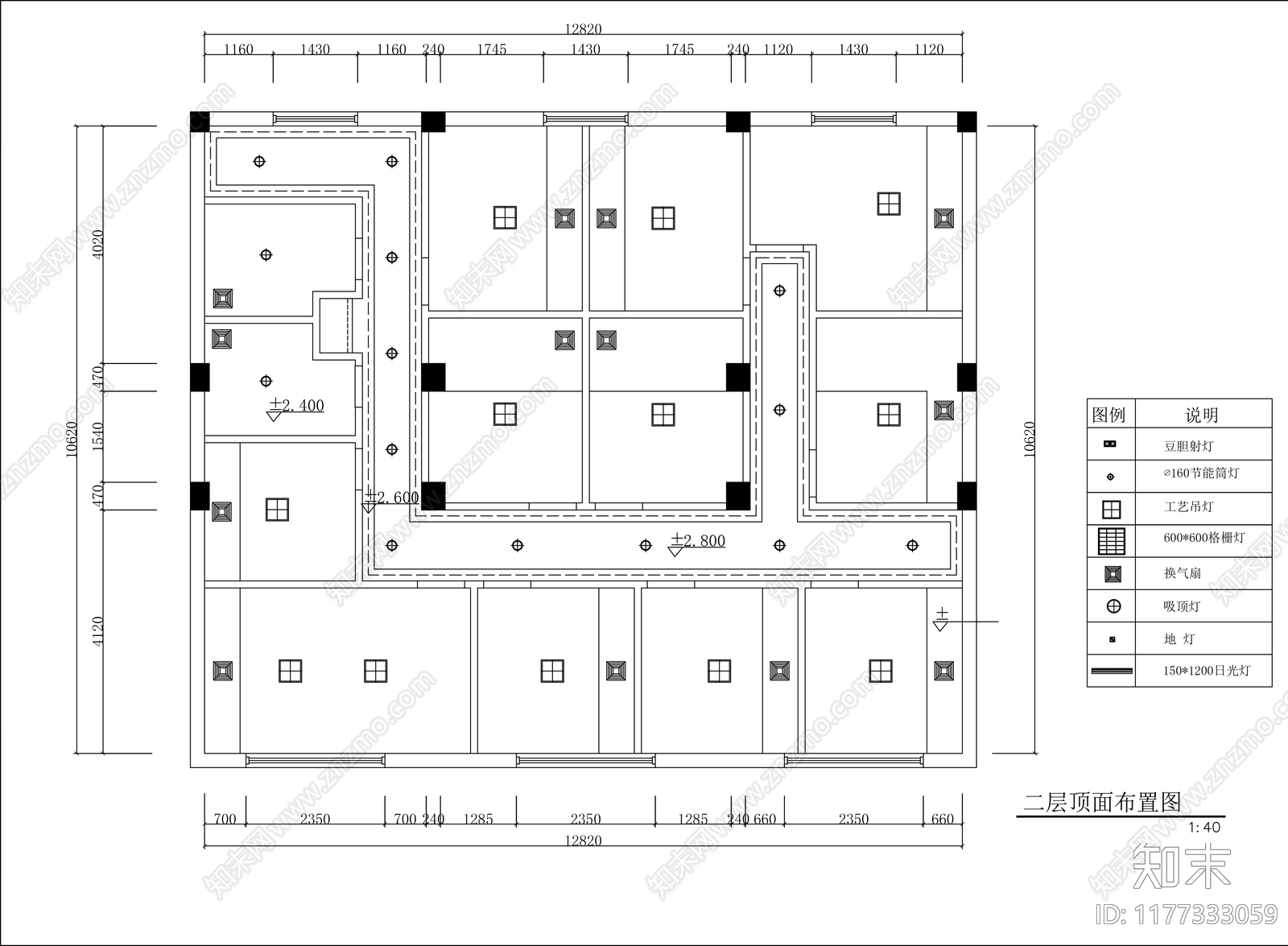 现代棋牌室cad施工图下载【ID:1177333059】