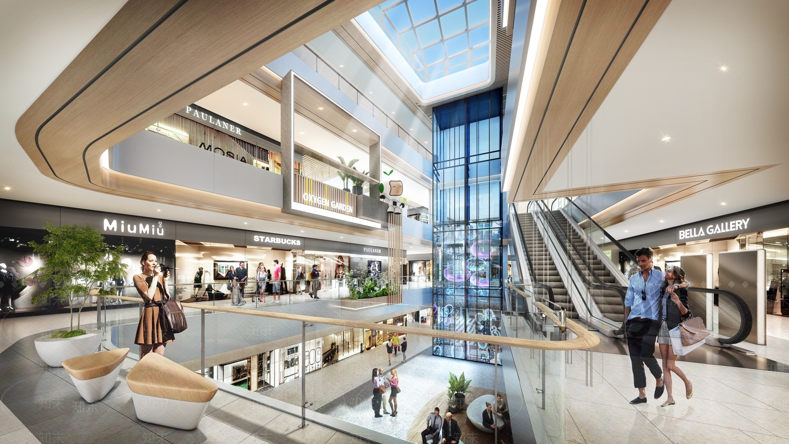 现代商场3D模型下载【ID:1177336174】