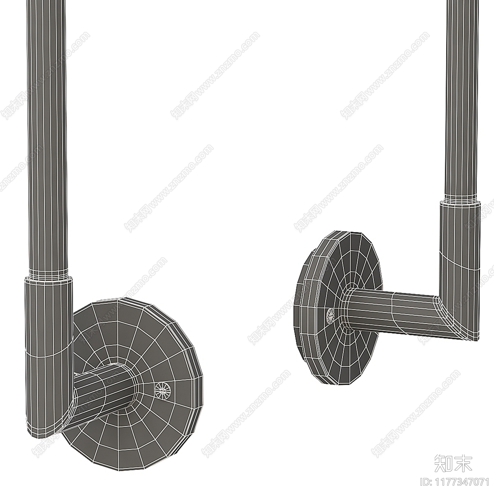 现代线型壁灯3D模型下载【ID:1177347071】