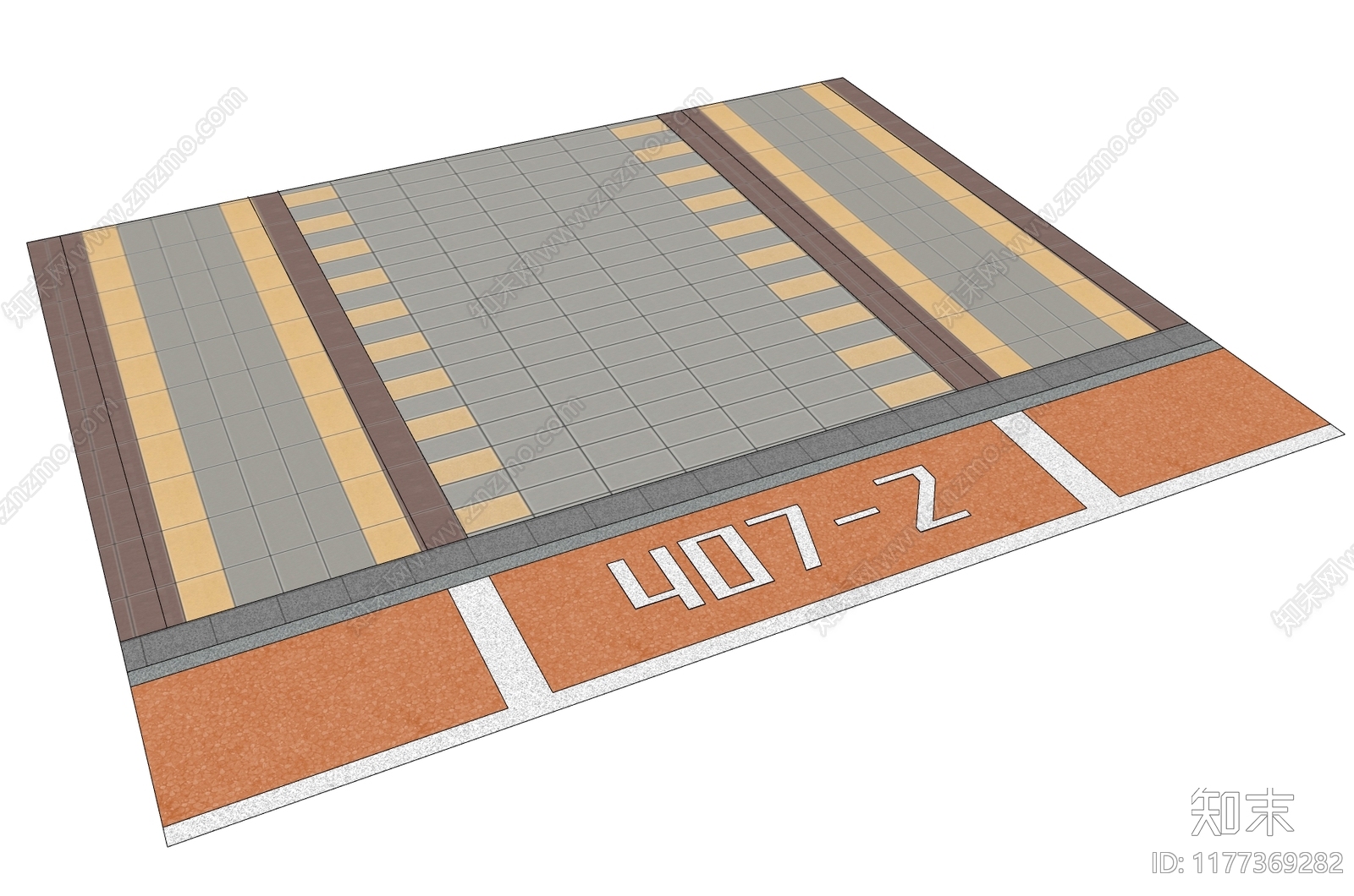 现代铺装SU模型下载【ID:1177369282】