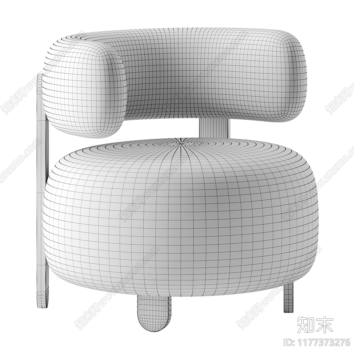 休闲椅3D模型下载【ID:1177373276】