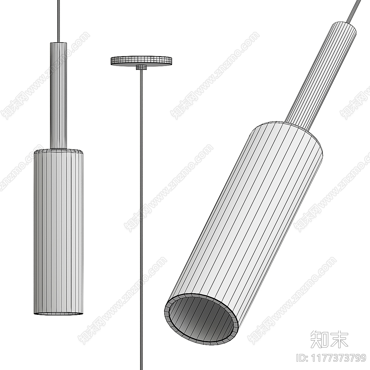 吊灯3D模型下载【ID:1177373799】