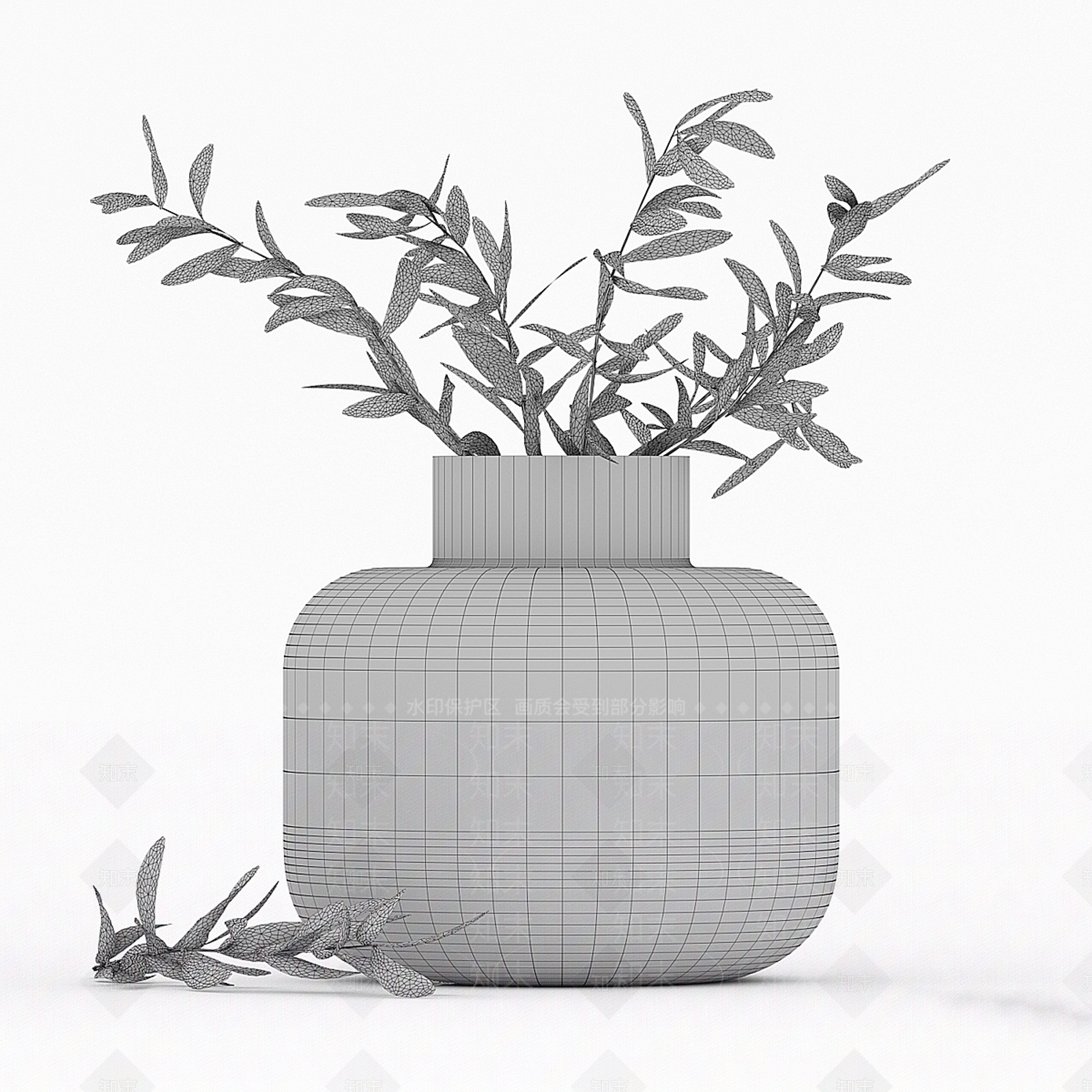 花艺3D模型下载【ID:1177383889】