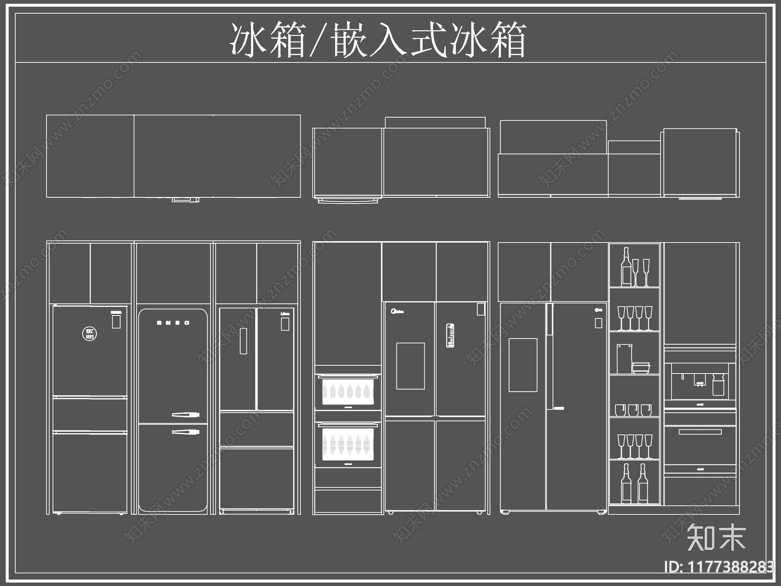 现代电器cad施工图下载【ID:1177388283】