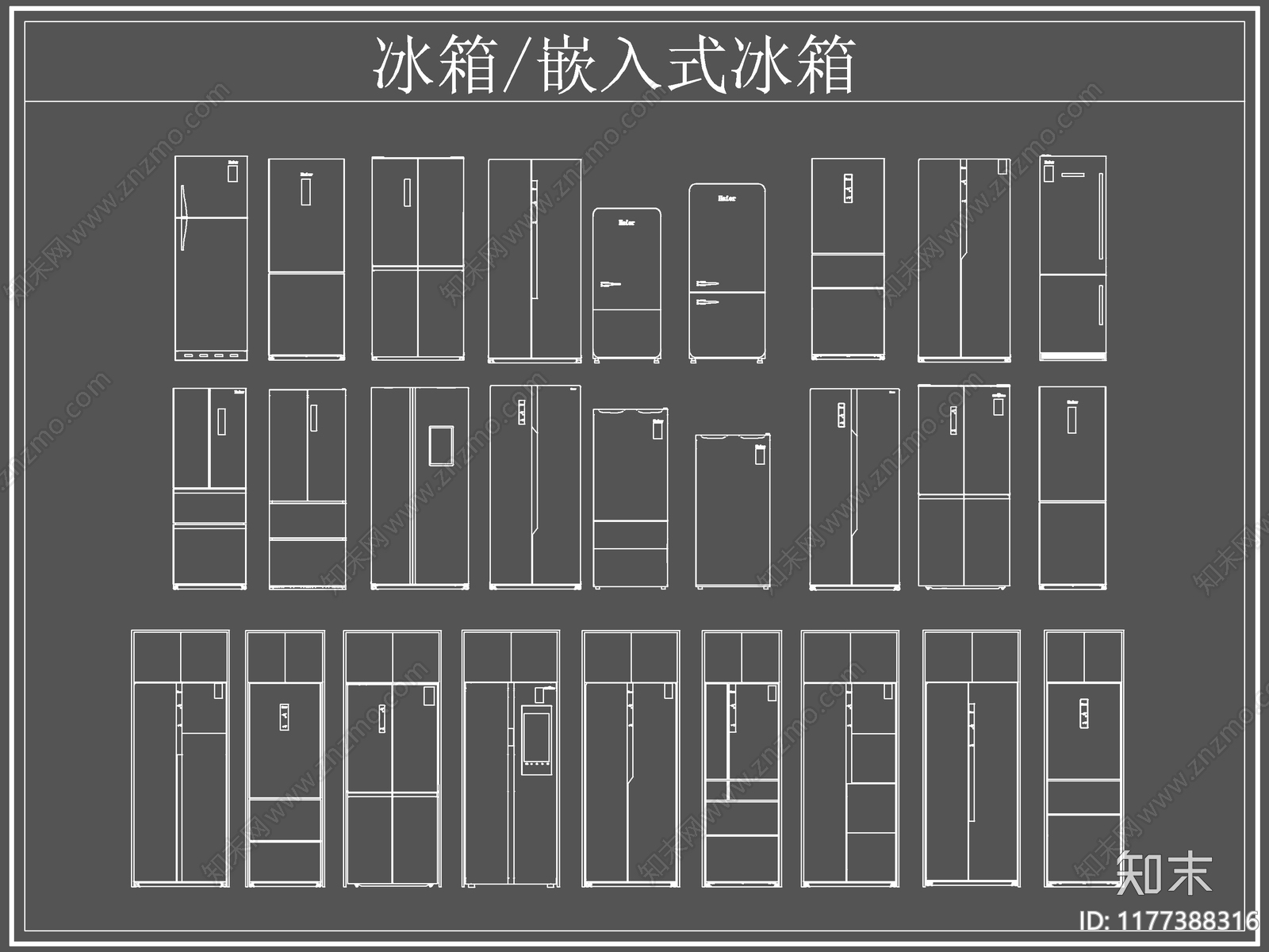 现代电器cad施工图下载【ID:1177388316】