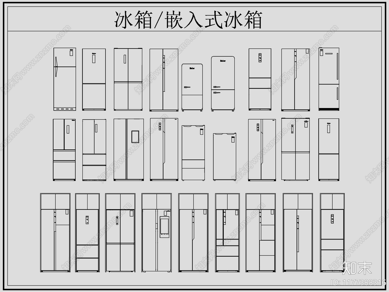 现代电器cad施工图下载【ID:1177388316】