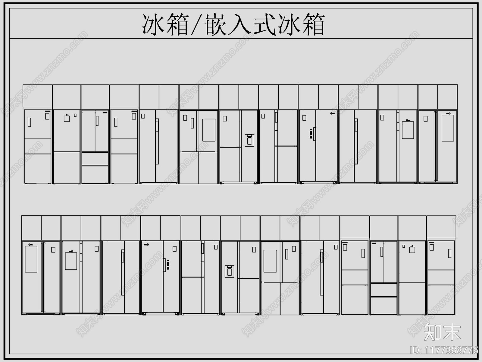 现代电器cad施工图下载【ID:1177388776】