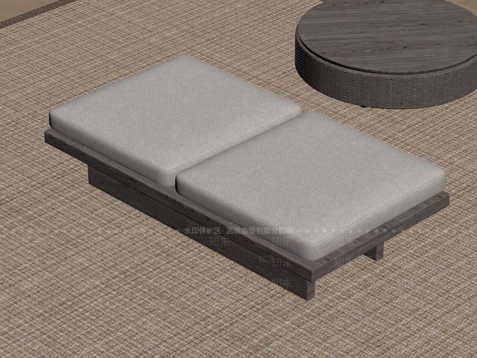 坐垫SU模型下载【ID:1177392724】