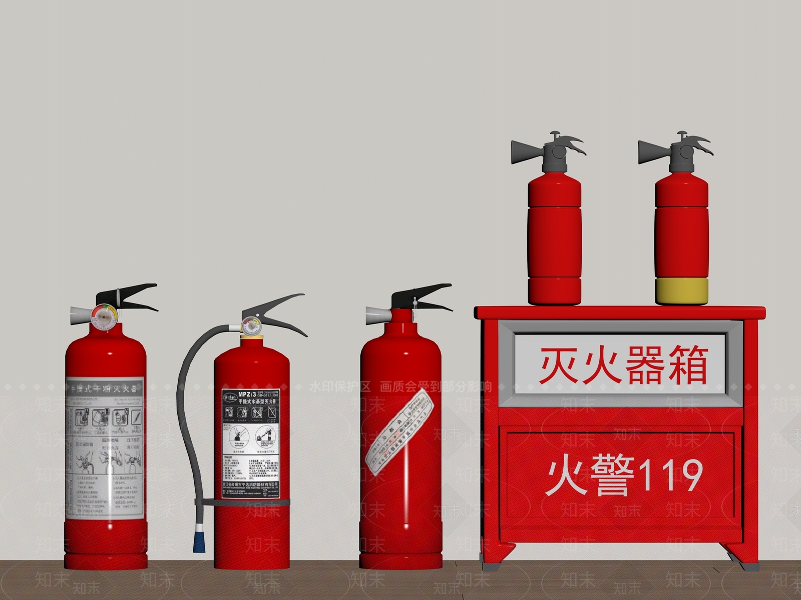 消防栓SU模型下载【ID:1177392748】