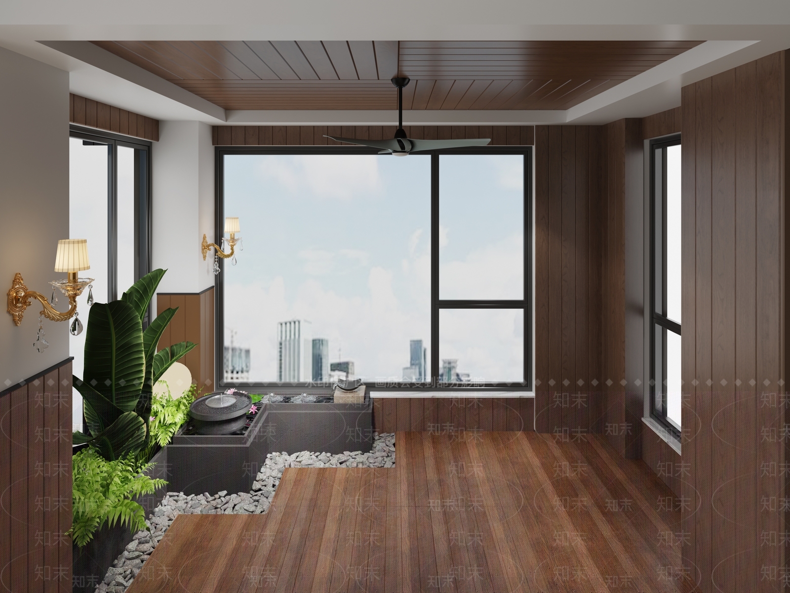 现代阳台3D模型下载【ID:1177394076】