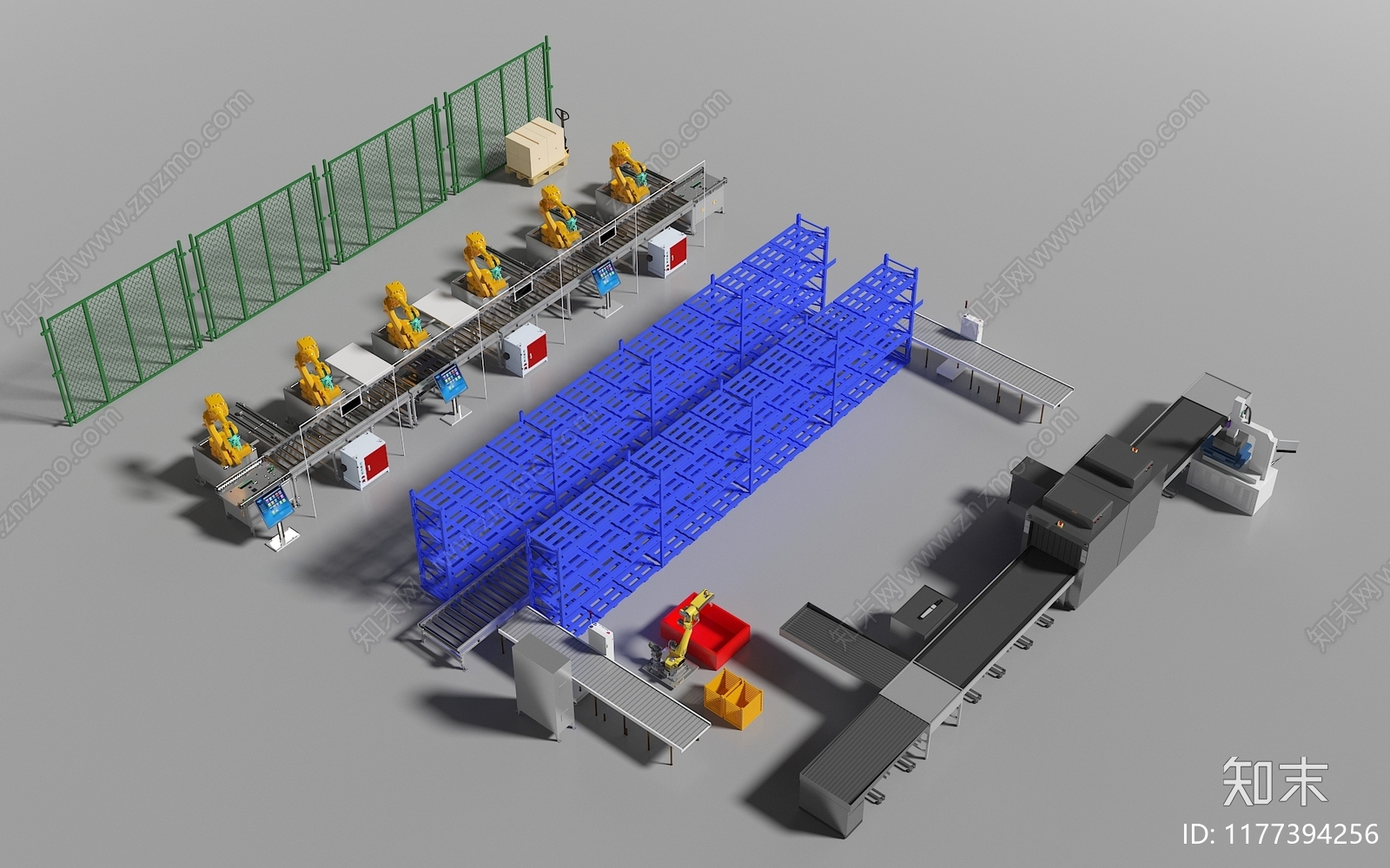 工业设备3D模型下载【ID:1177394256】