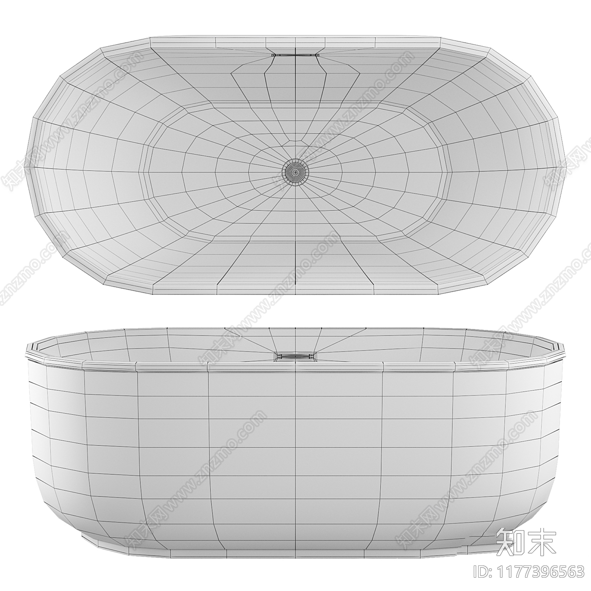 浴缸3D模型下载【ID:1177396563】