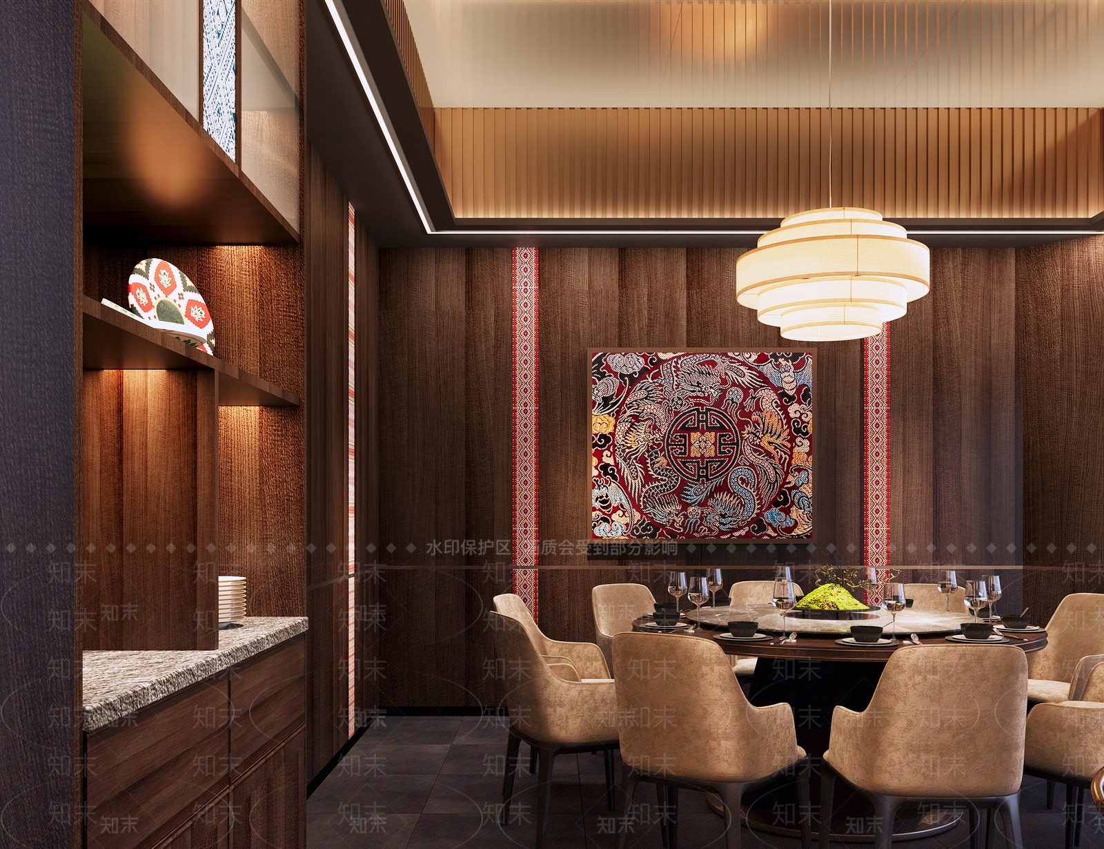 现代茶馆3D模型下载【ID:1214837080】