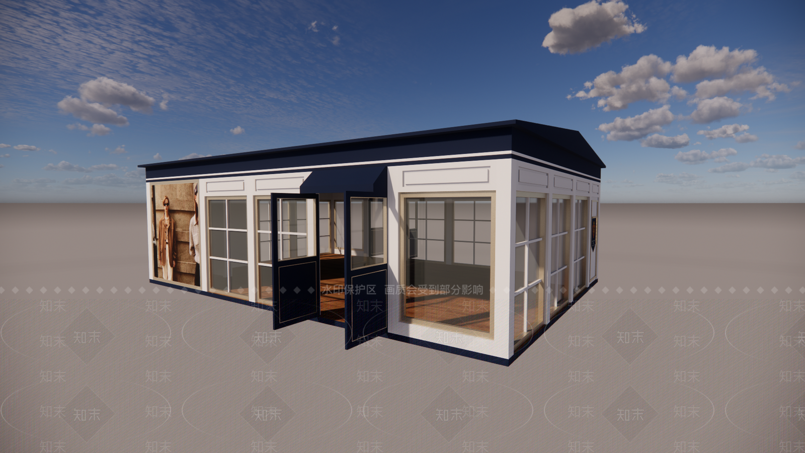 现代其他商业建筑SU模型下载【ID:1177742850】