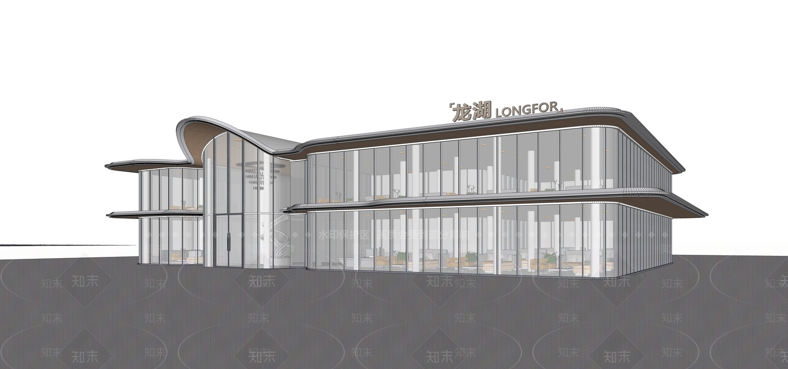 现代其他商业建筑SU模型下载【ID:1177739805】