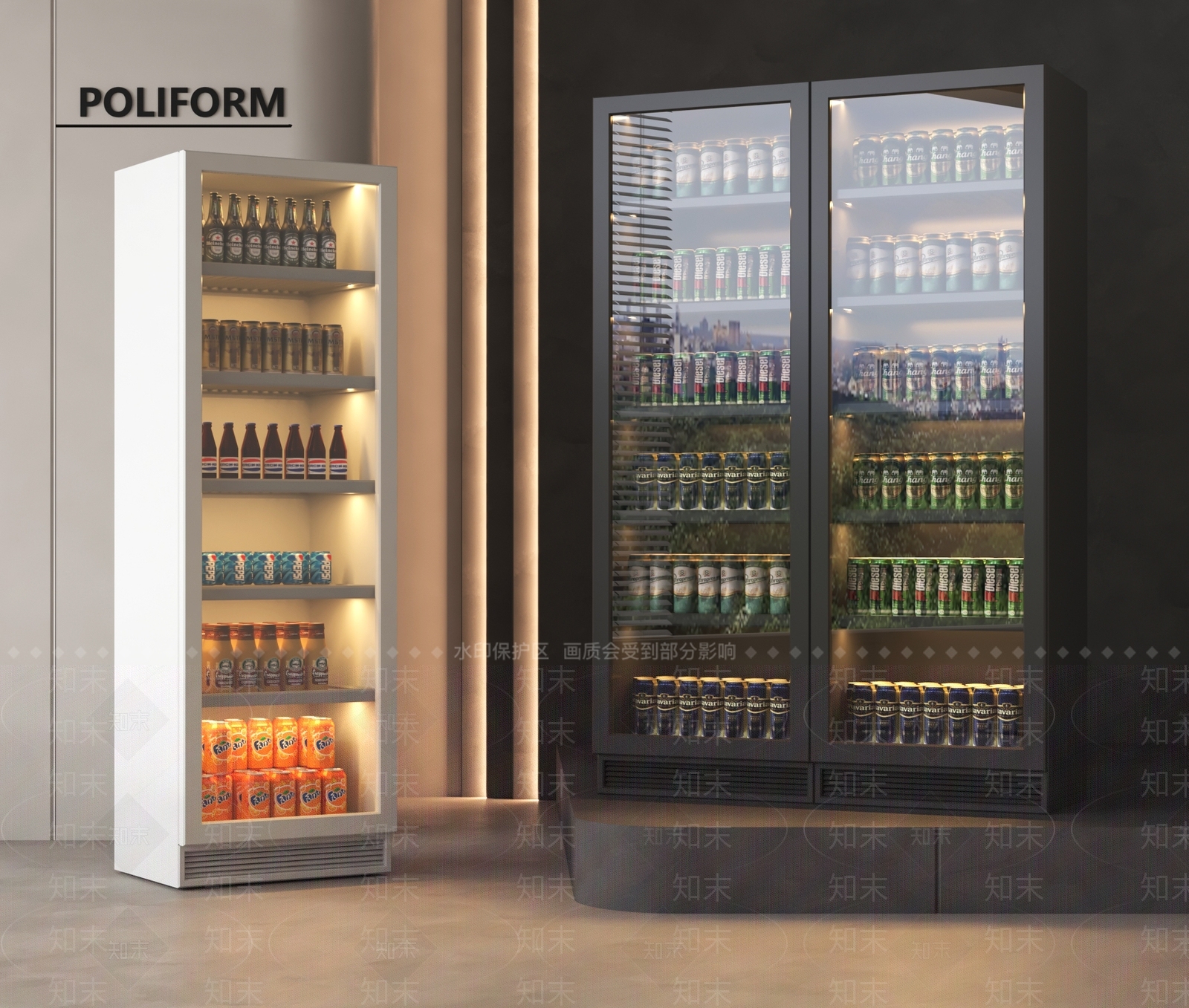 冰柜3D模型下载【ID:1177418203】