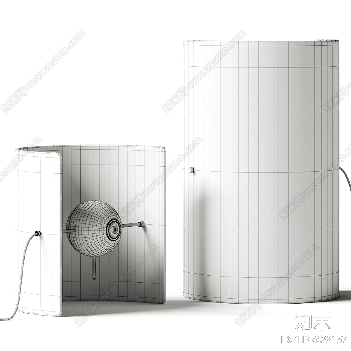 台灯3D模型下载【ID:1177422157】