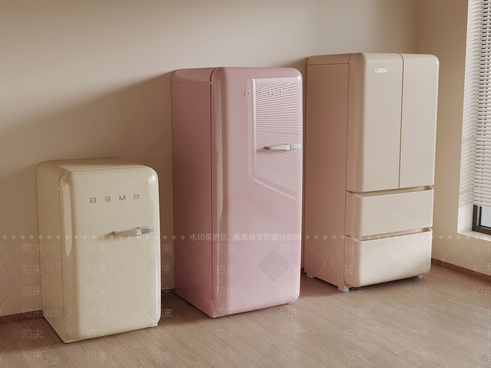 冰箱SU模型下载【ID:1177424641】