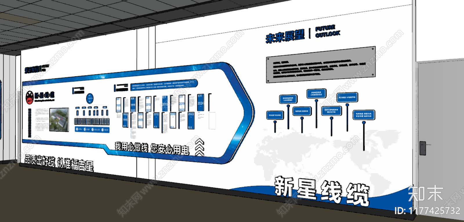 现代其他展厅SU模型下载【ID:1177425732】