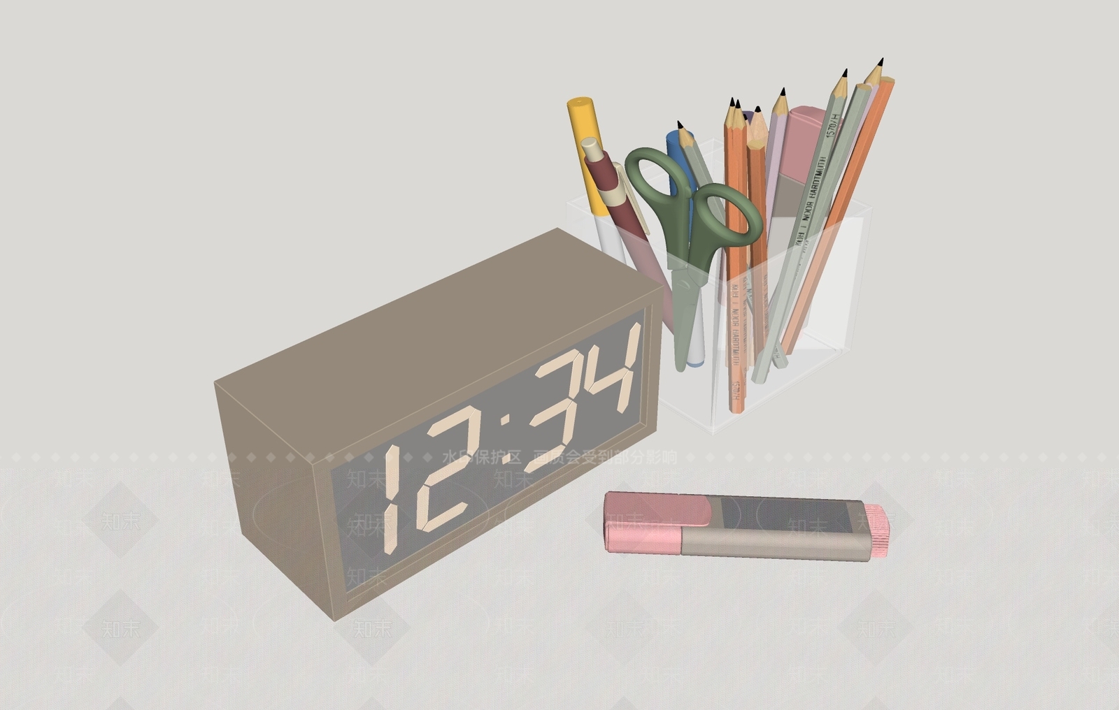 文具SU模型下载【ID:1177430488】