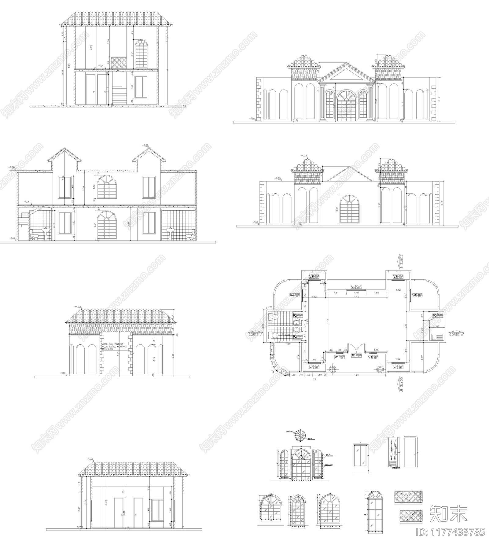 现代其他文化建筑施工图下载【ID:1177433785】