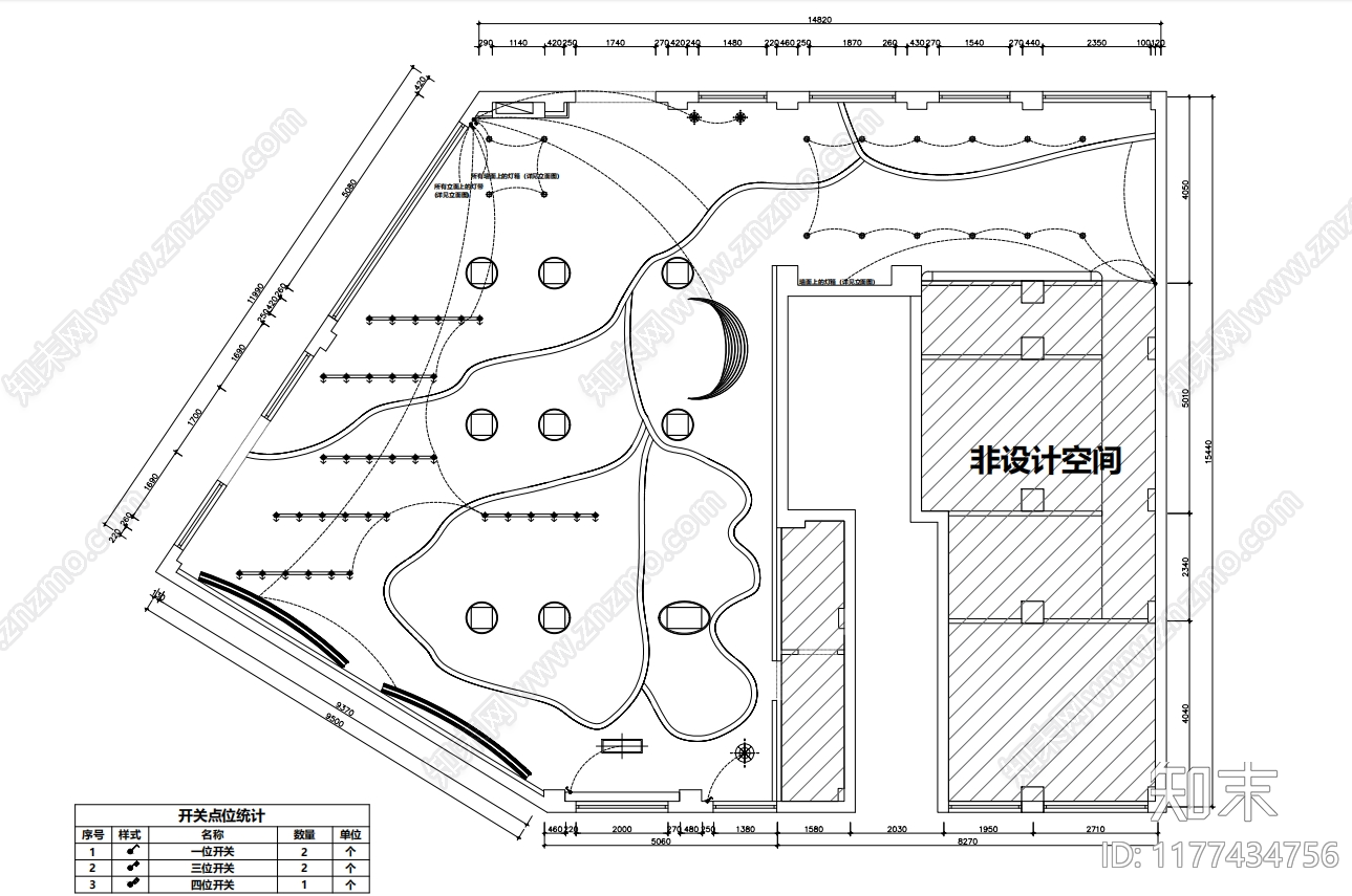 现代其他商业空间施工图下载【ID:1177434756】