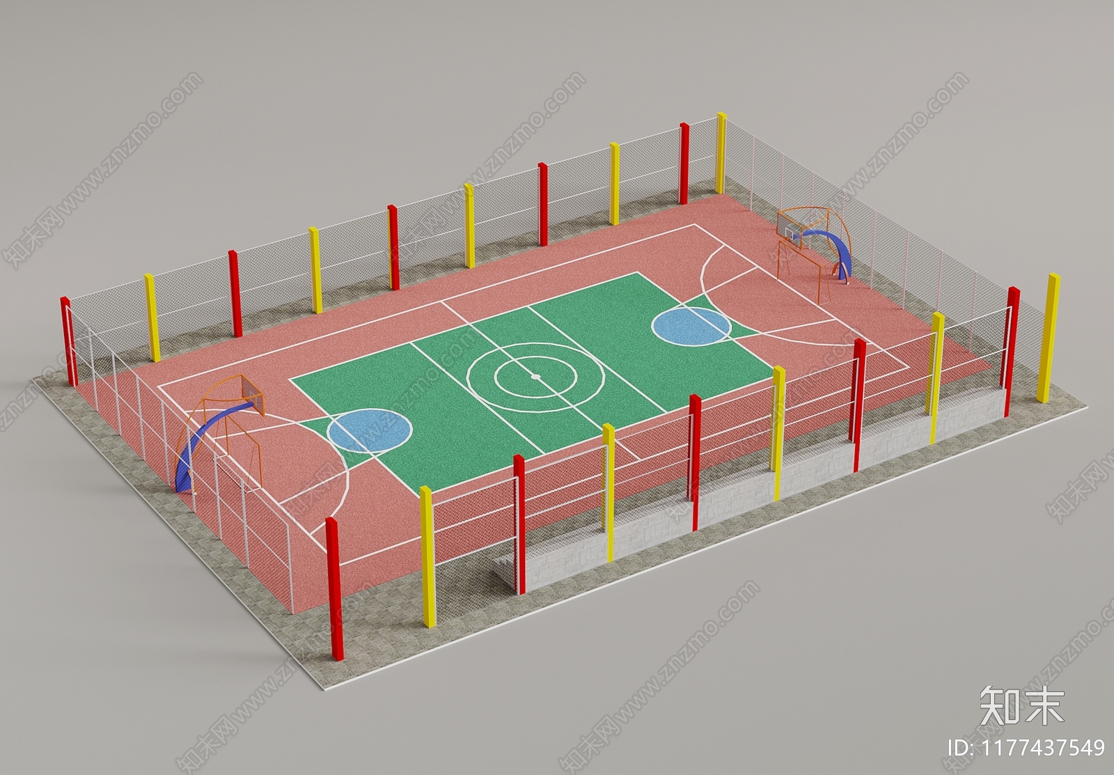 现代其他体育空间3D模型下载【ID:1177437549】