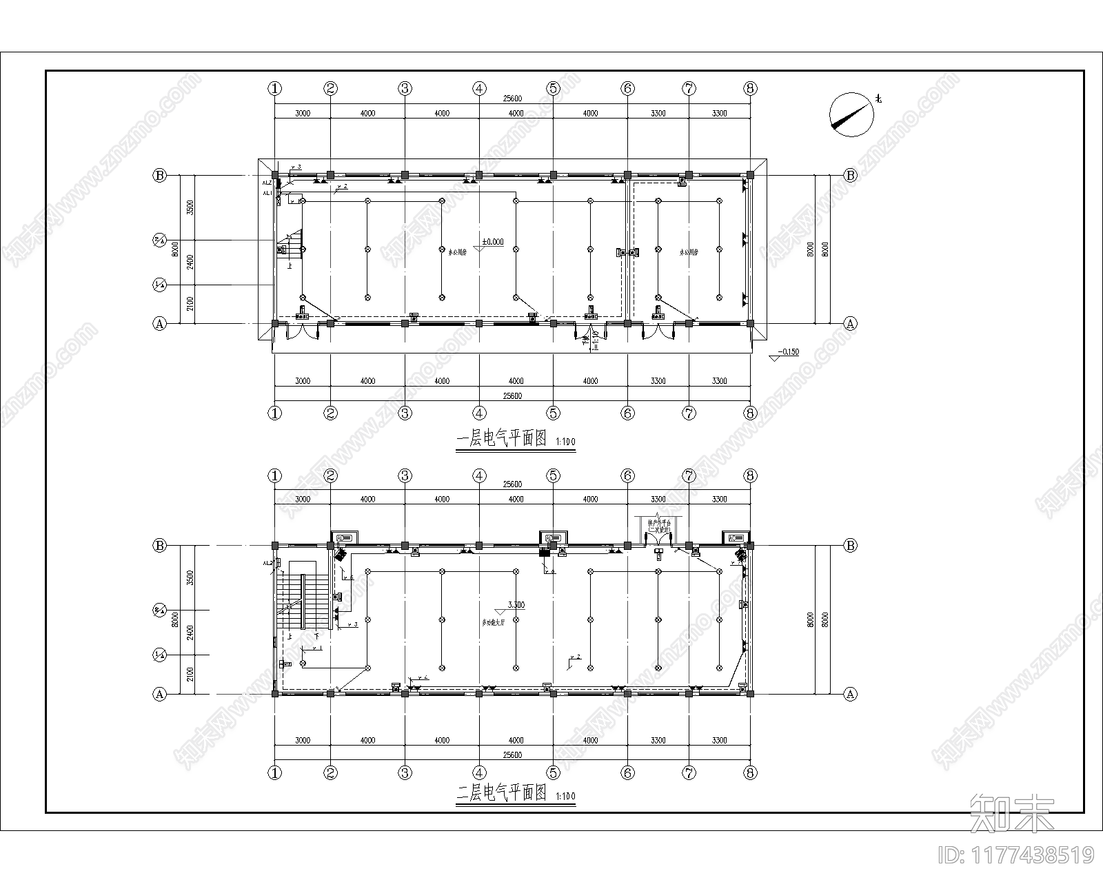 现代简约其他办公建筑施工图下载【ID:1177438519】