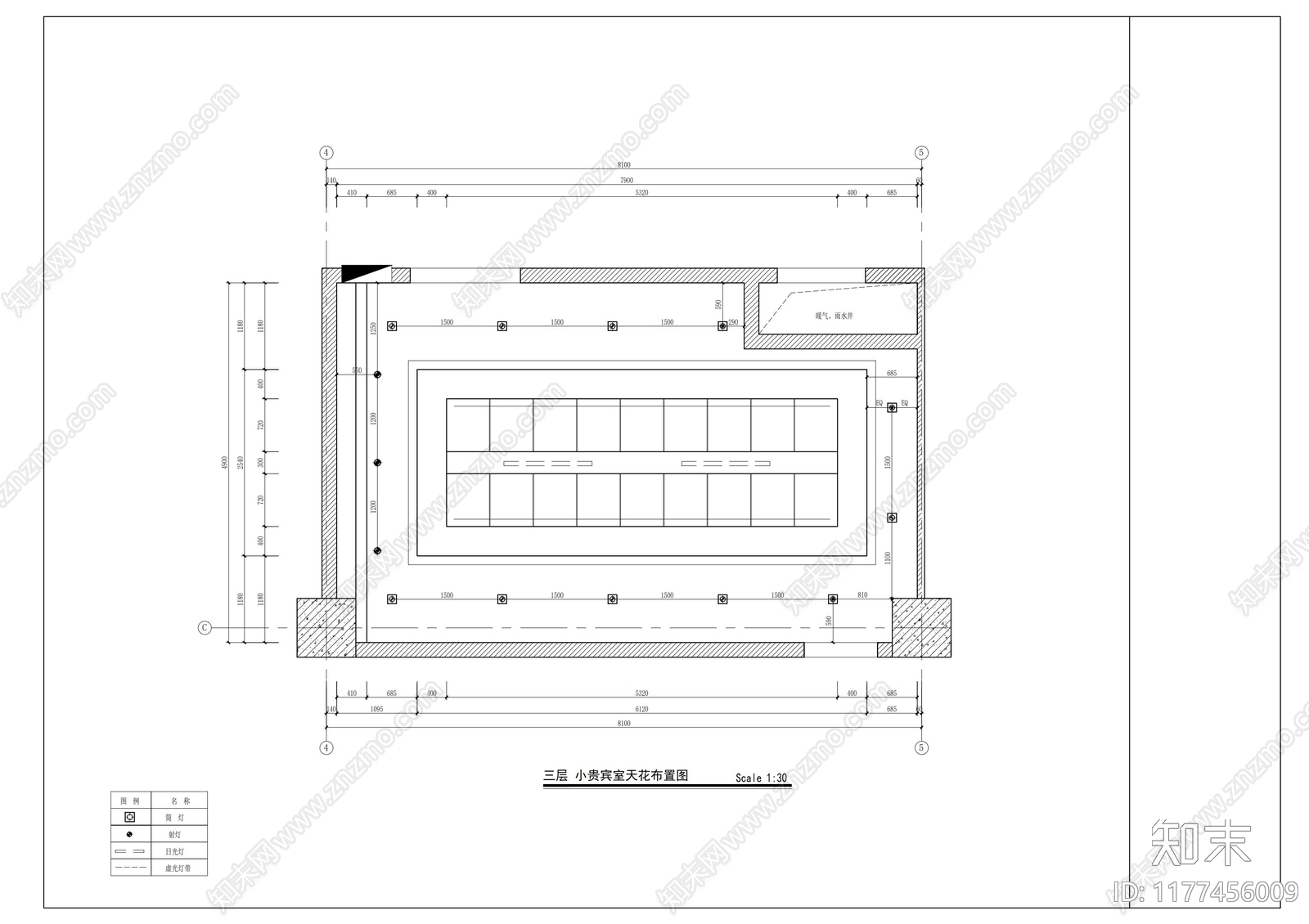 现代休息室cad施工图下载【ID:1177456009】